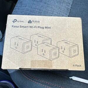 Kasa Smart Plug HS103P4, Home Wi-Fi Outlet Alexa Compatible 4-Pack